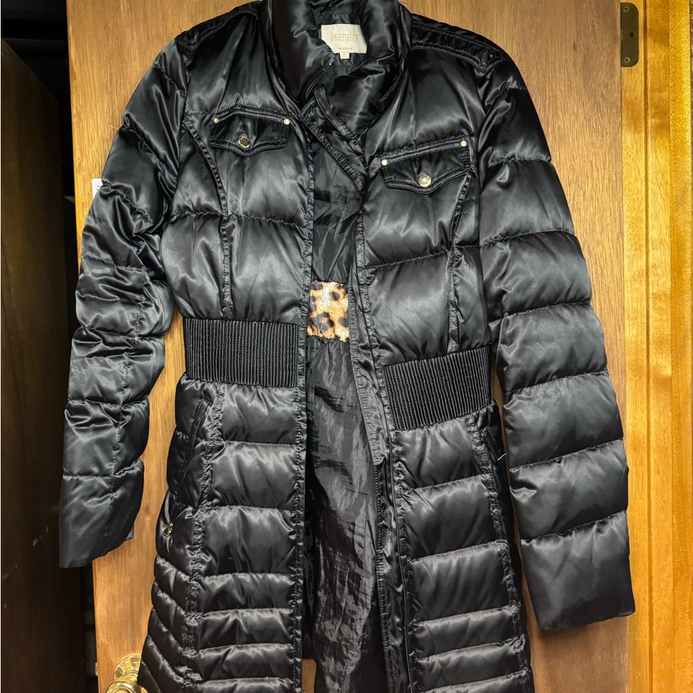 Laundry By Shelli Segal Black Puffer Jacket